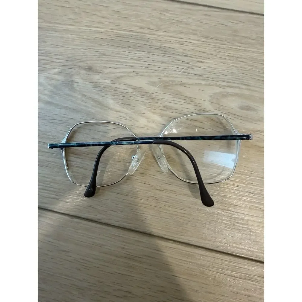 Kenmark Eyeglasses Frame KM-1G LT BLUE 53-16 Vintage